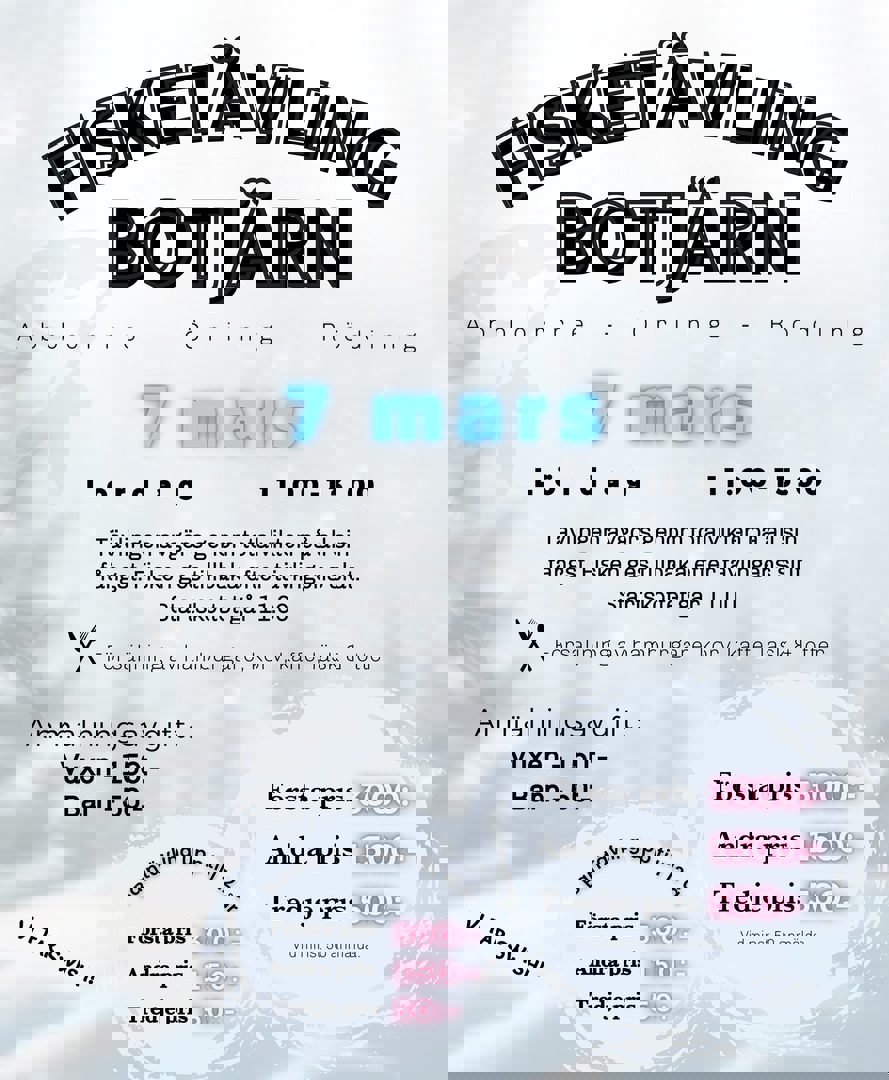 Fisketävling på Botjärn