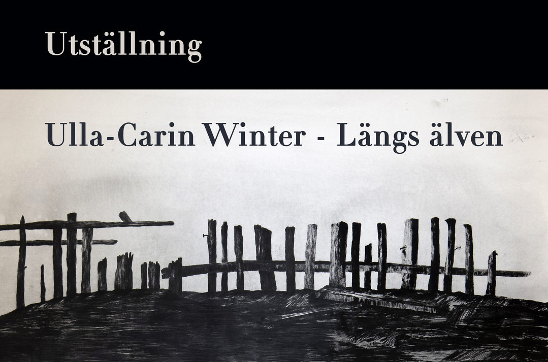 Längs älven – grafik av Ulla-Carin Winter