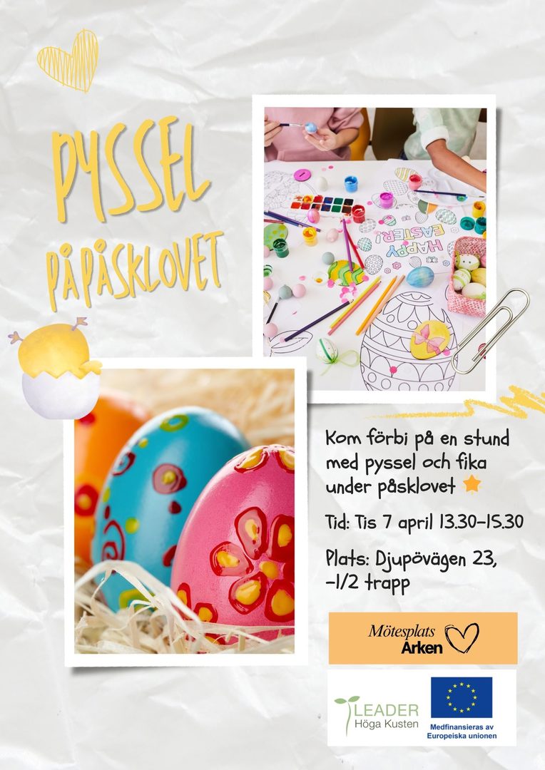 Pyssel på påsklovet