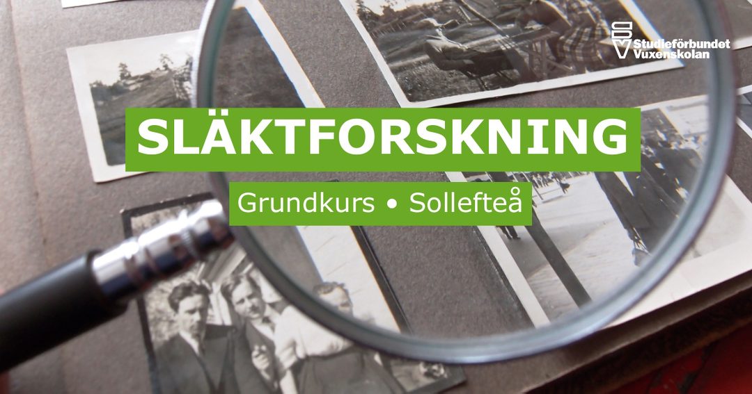 Släktforskning nybörjarkurs - Sollefteå